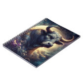 タウラス〔占星術の〕十二宮図アー威厳のあるトブル ノートブック (左側)