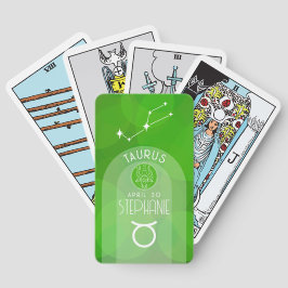 タウラス〔占星術の〕十二宮図カスタム誕生日写真占星術 トランプ