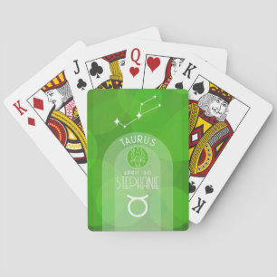 タウラス〔占星術の〕十二宮図カスタム誕生日写真占星術 トランプ