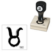 タウラス〔占星術の〕十二宮図サインウッドアート ラバースタンプ (押印)