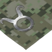 タウラス〔占星術の〕十二宮図サインオンウッドランドデジタルカモフラージュ テーブルクロス (アングル)