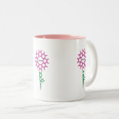 タウラス〔占星術の〕十二宮図サインマグ ツートーンマグカップ (正面右)