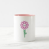 タウラス〔占星術の〕十二宮図サインマグ ツートーンマグカップ (中央)