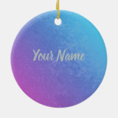 タウラス〔占星術の〕十二宮図スターサインウォーター色占星術 セラミックオーナメント (裏面)