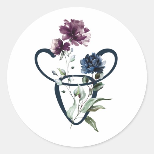 タウラス〔占星術の〕十二宮図スターサイン ラウンドシール (正面)