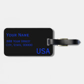 タウラス〔占星術の〕十二宮図ステンドグラスノートルダムデパリLT ラゲッジタグ (裏面横)