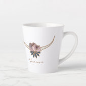 タウラス〔占星術の〕十二宮図ボホコーヒーマグ カフェラテマグ (右)