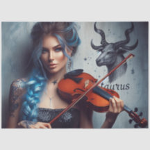 タウラス〔占星術の〕十二宮図ミュージシャンヴァイオリンデッページ