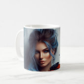 タウラス〔占星術の〕十二宮図ミュージシャンヴァイオリン コーヒーマグカップ (正面左)