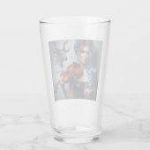 タウラス〔占星術の〕十二宮図ミュージシャンヴァイオリン タンブラーグラス (裏面)