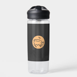 タウラス〔占星術の〕十二宮図モダンサインミニマリストエレガント平野 ウォーターボトル