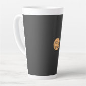 タウラス〔占星術の〕十二宮図モダンサインミニマリストエレガント平野 カフェラテマグ (左アングル)