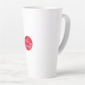 タウラス〔占星術の〕十二宮図モダンサインミニマリストエレガント平野 カフェラテマグ (右アングル)