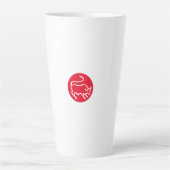 タウラス〔占星術の〕十二宮図モダンサインミニマリストエレガント平野 カフェラテマグ (正面)