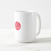 タウラス〔占星術の〕十二宮図モダンサインミニマリストエレガント平野 コーヒーマグカップ (正面右)