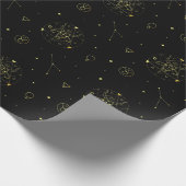 タウラス〔占星術の〕十二宮図占星術星記号グラデーション ラッピングペーパー (角)