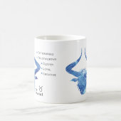 タウラス〔占星術の〕十二宮図形質マグカップ コーヒーマグカップ (中央)