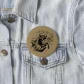 タウラス〔占星術の〕十二宮図星座ヘベリアス1690 缶バッジ (インサイチュ)