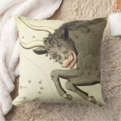 タウラス〔占星術の〕十二宮図標識 クッション (ブランケット)