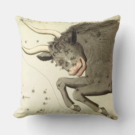 タウラス〔占星術の〕十二宮図標識 クッション
