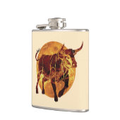 タウラス〔占星術の〕十二宮図標識 フラスク (左)