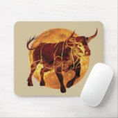 タウラス〔占星術の〕十二宮図標識 マウスパッド (マウス)