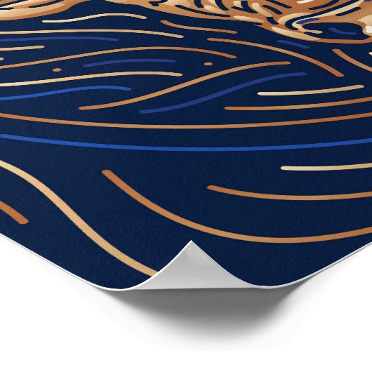 タウラス〔占星術の〕十二宮図標識 |〔占星術の〕十二宮図デジタルプリント ポスター (角)