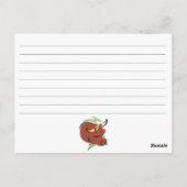 タウラス〔占星術の〕十二宮図特性はがき ポストカード (裏面)