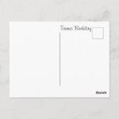 タウラス〔占星術の〕十二宮図誕生日はがき ポストカード (裏面)