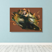 タウリエル™スケッチボウ キャンバスプリント (インサイチュ (ウッドフロア))