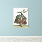 「タウリスのイフィゲニア」のフューリー用の衣装とse キャンバスプリント (インサイチュ (ウッドフロア))