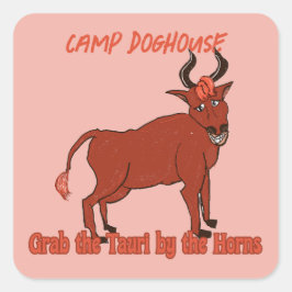 タウリステッカー スクエアシール