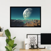 タウリ色彩の鮮やかエンの峡谷6 ポスター (ホームオフィス)