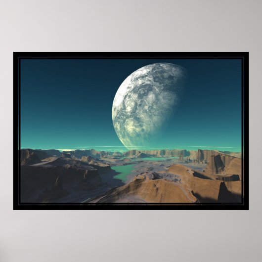 タウリ色彩の鮮やかエンの峡谷6 ポスター (正面)