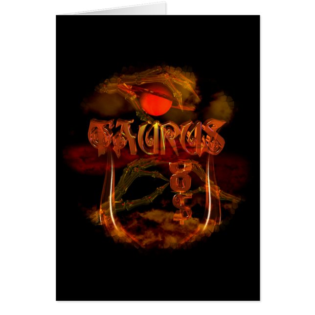 タウルスのヴァルクサルト生まれの気味の悪い〔占星術の〕十二宮図 (正面)