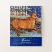 タウルスザブル〔占星術の〕十二宮図サインバースデーパーティー ジグソーパズル (縦)