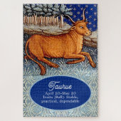 タウルスザブル〔占星術の〕十二宮図サインバースデーパーティー ジグソーパズル (縦)