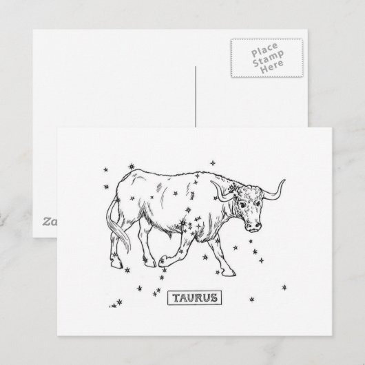 タウルス ポストカード (正面/裏面)