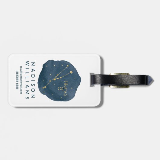 タウルス ラゲッジタグ (裏面横)