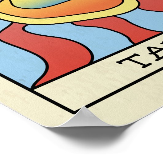 タウルス〔占星術の〕十二宮図サイン抽象芸術アートヴィンテージポスター ポスター (角)