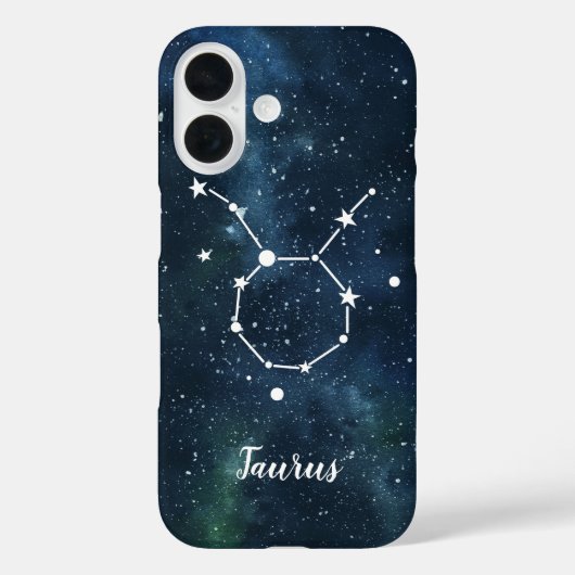 タウルス | 〔占星術の〕十二宮図占星術の標識コンステレーション Case-Mate iPhoneケース (裏面)