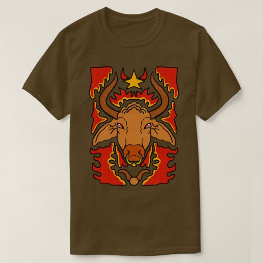 タウルス Tシャツ (デザイン正面)