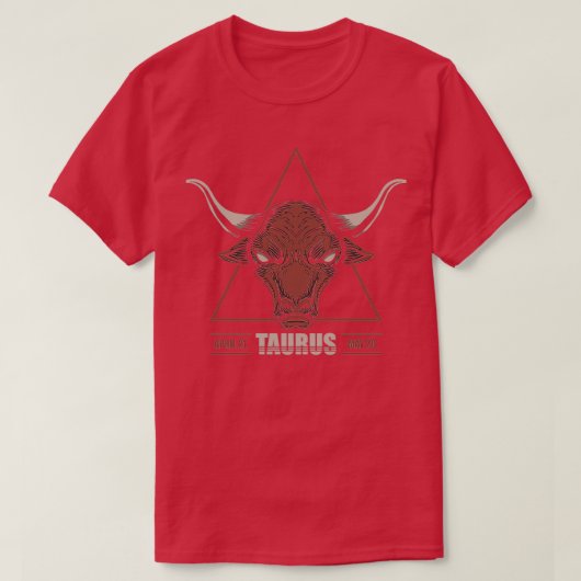 タウルス Tシャツ (デザイン正面)