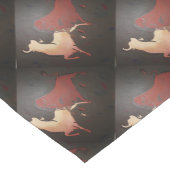 タウレアンブルズアニマルアート ショートテーブルランナー (コーナー)