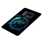 タウロスをテーマにした栄養価 マグネット (左側)