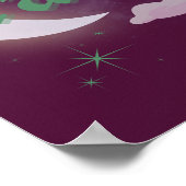 タウロス天月雲スターアストロロジーアート ポスター (角)