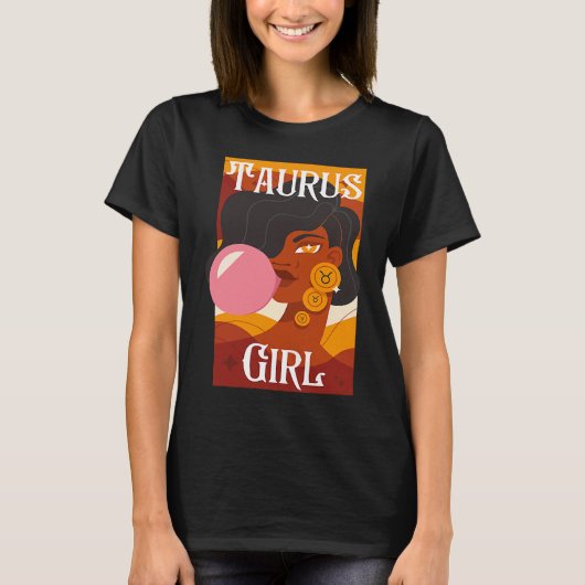 タウロス女の子ウーマンタウロス女の子のために Tシャツ (正面)