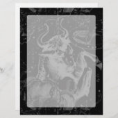 タウロス座の地図Hevelius 1690オンブラック (正面/裏面)