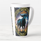 タウロス星占い徴候 カフェラテマグ (右アングル)