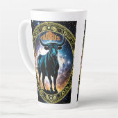 タウロス星占い徴候 カフェラテマグ (左アングル)